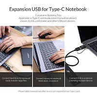 ORICO αντάπτορας USB-C σε USB 3.0 CBT-UT01, 5Gbps, μαύρος CBT-UT01-BK-BP