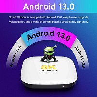 H96 TV Box Μ2, 8K, RK3528, 4/64GB, WiFi 6, Android 13, voice assistant H96MAX-M2