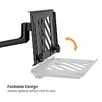 BRATECK βάση laptop NBH-7 για βάση οθονών VESA, έως 17, μαύρη NBH-7