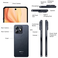 ULEFONE smartphone Note 18 Ultra, 5G, 6.78, 6/256GB, 5450mAh, μαύρο NOTE18ULTRA