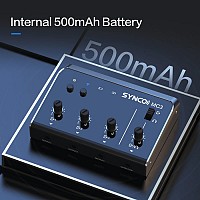 SYNCO μίκτης ήχου MC3-LITE, 4 καναλιών, Bluetooth, 500mAh, γκρι SY-MC3-BK