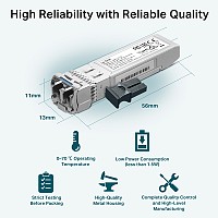 TP-LINK 10GBase-LR SFP+ LC Transceiver TL-SM5110-LR, έως 10km, Ver. 1.0 TL-SM5110-LR