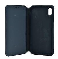 POWERTECH Θήκη Slim Leather για iPhone XS MAX, γκρι MOB-1139