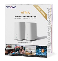 STRONG WiFi Mesh Home Kit ATRIA 2100, 2100Mbps Dual Band, 2τμχ MESHKIT2100