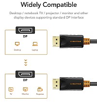 CABLETIME καλώδιο DisplayPort CT-01G, 4K/60Hz, 1m, μαύρο 5210131038864