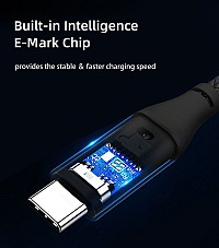 CABLETIME καλώδιο USB-C σε USB-C CT-CMCM, 60W, 480Mbps, 2m, μαύρο 5210131079652