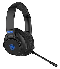 SADES gaming headset Runner, wireless & wired, multiplatform, BT, μαύρο SA-202