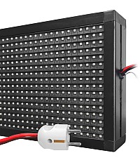 Πινακίδα LED κυλιόμενων μηνυμάτων LED169041, WiFi 163x36cm IP65, κόκκινο P10-LED169041-RD