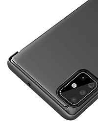 POWERTECH θήκη Clear view MOB-1515, Huawei P Smart 2020, μαύρη MOB-1515