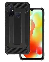 POWERTECH θήκη Armor Carbon MOB-1966 για Xiaomi Redmi 12C/11A, μαύρη MOB-1966