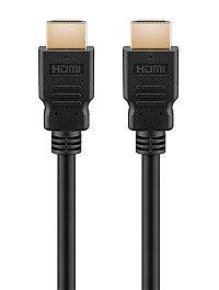 GOOBAY καλώδιο HDMI 2.0 60622 με Ethernet, 4K/60Hz, 18 Gbps, 2m, μαύρο 60622