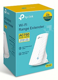 TP-LINK AC750 Wi-Fi Range Extender RE190, dual band, Ver. 4.0 RE190