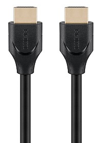 GOOBAY καλώδιο HDMI 2.1 61641, Ethernet, ARC, 8K/60Hz 48 Gbps, 3m, μαύρο 61641