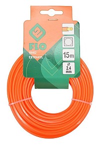 FLO μεσινέζα Extranyl 89462, 2.4mm x 15m, πορτοκαλί 89462