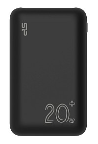 SILICON POWER power bank QS58, 1x USB-C & 2x USB, 20000mAh, 20W, μαύρο SP20KMAPBKQS580K