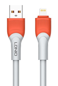 LDNIO καλώδιο Lightning σε USB LS601, 30W, 1m, γκρι 6933138600337