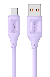 USAMS καλώδιο USB-C σε USB US-SJ619, 15W, 1m, μωβ SJ619USB04