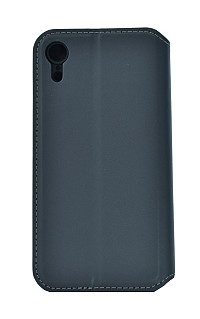 POWERTECH Θήκη Slim Leather για iPhone XR, γκρι MOB-1137