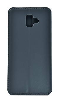 POWERTECH Θήκη Slim Leather για Samsung J6 Plus 2018, γκρι MOB-1157