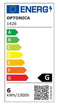 OPTONICA LED λάμπα candle C37 1426, 5,5W, 4500K, E14, 450lm OPT-1426