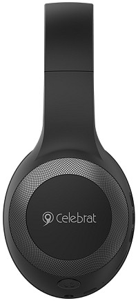 CELEBRAT headphones με μικρόφωνο A23-ΒΚ, bluetooth, 40mm, μαύρο A23-BK