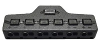 Splitter block TOOL-0095 για LED καλωδιοταινίες, 6-port, μαύρο TOOL-0095