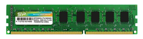 SILICON POWER μνήμη DDR3L UDIMM SP008GLLTU160N02, 8GB, 1600MHz, CL11 SP008GLLTU160N02