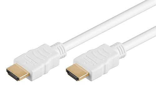 GOOBAY καλώδιο HDMI 2.0 61022 με Ethernet, 4K/60Hz, 18 Gbps, 5m, λευκό 61022