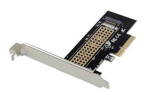 POWERTECH κάρτα επέκτασης 4x PCIe σε M.2 M Key NVMe ST534 ST534