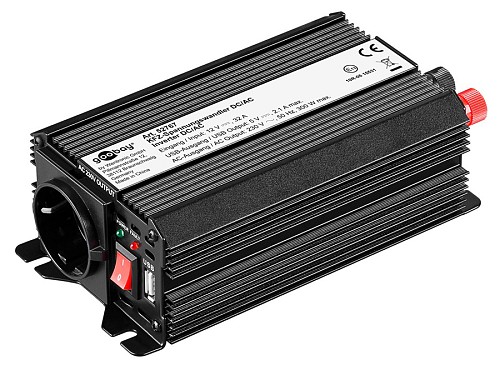 GOOBAY inverter αυτοκινήτου 52767, 12V σε 230V, 300W 52767