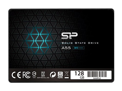 SILICON POWER SSD A55 128GB, 2.5", SATA III, 460-360MB/s, 7mm SP128GBSS3A55S25