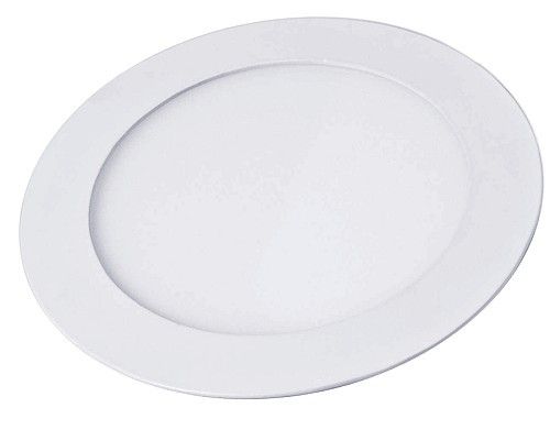 POWERTECH LED panel PT-1270 χωνευτό, 18W, Φ22cm, 4000K, 1440lm, λευκό PT-1270