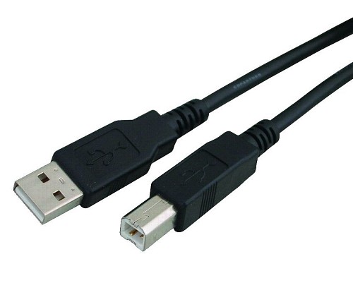 POWERTECH καλώδιο USB σε USB Type Β CAB-U050, copper, 3m, μαύρο CAB-U050