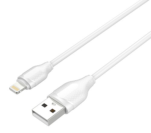 LDNIO καλώδιο Lightning σε USB LS372, 10.5W, 2m, λευκό 5210131073452