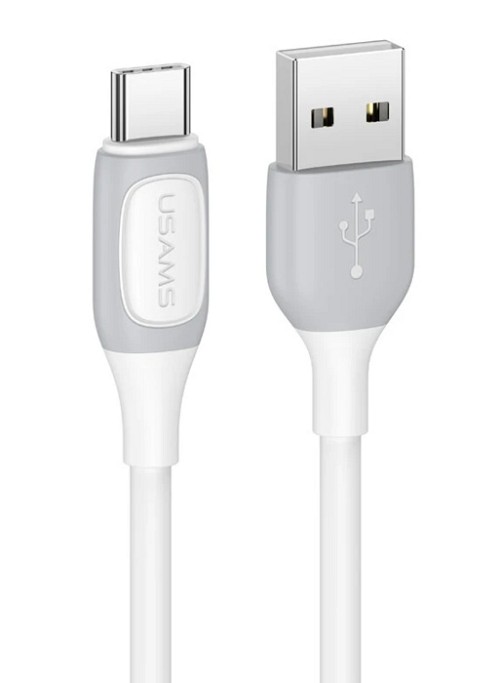 USAMS καλώδιο USB-C σε USB US-SJ596, 15W, 1m, λευκό SJ596USB02