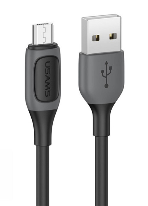 USAMS καλώδιο Micro USB σε USB US-SJ597, 10W, 1m, μαύρο SJ597USB01