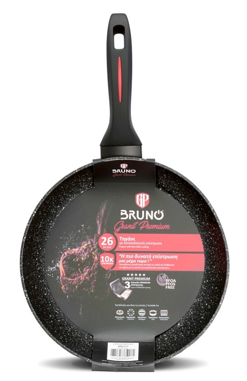 BRUNO τηγάνι Granit Premium BRN-0113 με αντικολλητική επίστρωση, 26cm BRN-0113