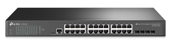 TP-LINK L2+ managed switch TL-SG3428, 24-Port Gigabit, 4x SFP, Ver. 2.0 TL-SG3428