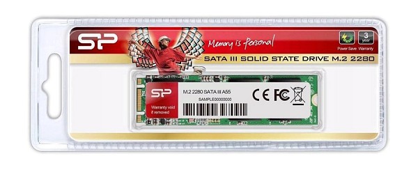 SILICON POWER SSD A55, 1TB, M.2 2280, SATA III, 560-530MB/s SP001TBSS3A55M28