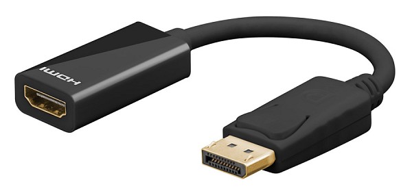 GOOBAY καλώδιο DisplayPort σε HDMI 67881, 8K, 0.1m, μαύρο 67881