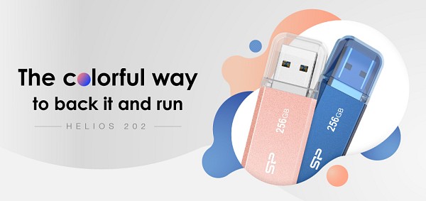 SILICON POWER USB Flash Drive Helios 202, 32GB, USB 3.2, ροζ χρυσό SP032GBUF3202V1P