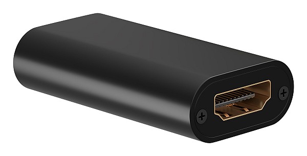 GOOBAY HDMI repeater 58491, 4K/30Hz έως 30m, 1080p 3D έως 40m, μαύρο 58491