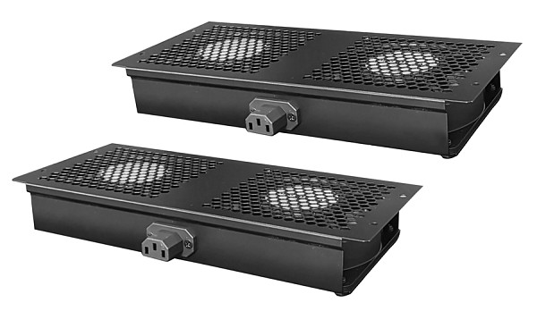 POWERTECH cooling fan για rack NETW-0009, 4x fans, 2x 29.5x13x4cm NETW-0009