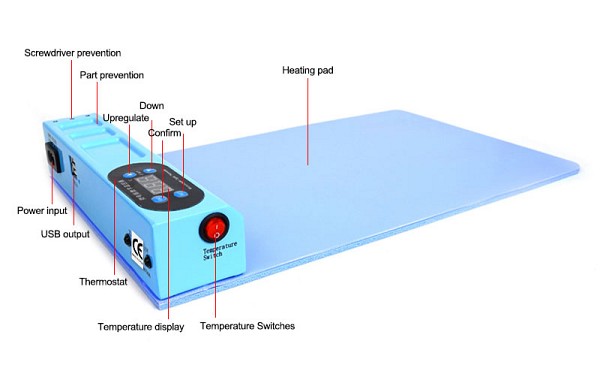 SUNSHINE διαχωριστής LCD οθόνης S-918E για επισκευές κινητών/tablet S-918E