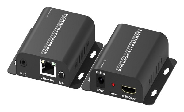 POWERTECH HDMI video extender CAB-H114 μέσω καλωδίου RJ45, 1080p, 60m CAB-H114