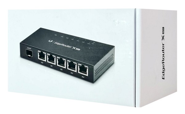 UBIQUITI router EdgeRouter X SFP, 5-Port Gigabit PoE, 1000Mbps, 50W ER-X-SFP