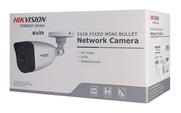 HIKVISION HIWATCH IP κάμερα HWI-B121H, POE, 2.8mm, 2MP, IP67 HWI-B121H