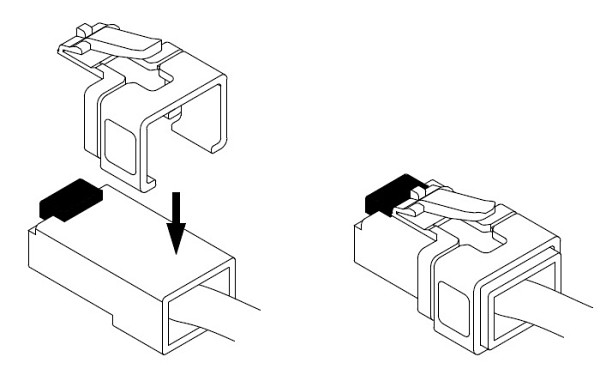 DELOCK clip επιδιόρθωσης RJ45 86420, 8 χρώματα, 16τμχ 86420