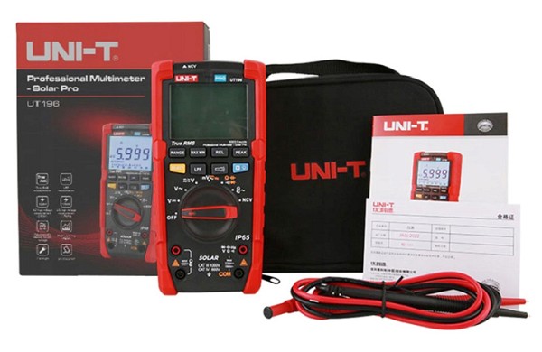 UNI-T ψηφιακό πολύμετρο Solar Pro UT196, 1700V DC/1500V AC, True RMS UT196