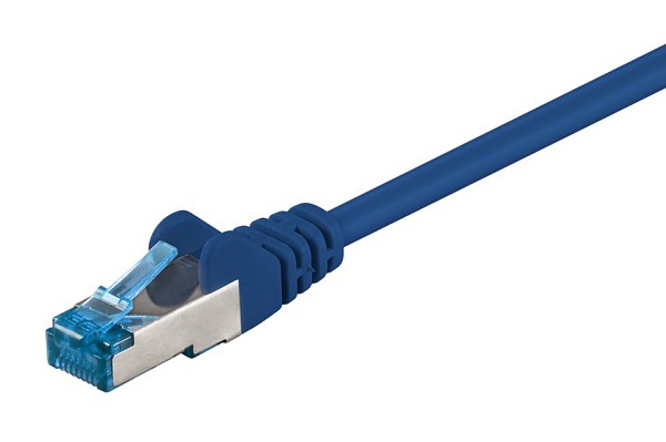 GOOBAY καλώδιο δικτύου 95599, CAT 6A S/FTP (PiMF), CU, 1.5m, μπλε 95599